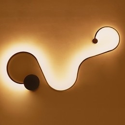Luminárias de parede modernas criativas de metal para sala de estar, corredor, quarto, quartos de hotel, decoração de cabeceira, iluminação