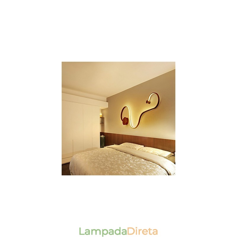 Luminárias de parede modernas criativas de metal para sala de estar, corredor, quarto, quartos de hotel, decoração de cabeceira, iluminação