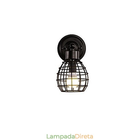 Retro Pipe Wall Lights Simples Loft Preto Gaiola de Pássaro Metal Sala de Jantar Cozinha Bar Café Decoração iluminação Retro Pipe Wall Lights Simples Loft Preto Gaiola de Pássaro Metal Sala de Jantar Cozinha Bar Café Decoração iluminação