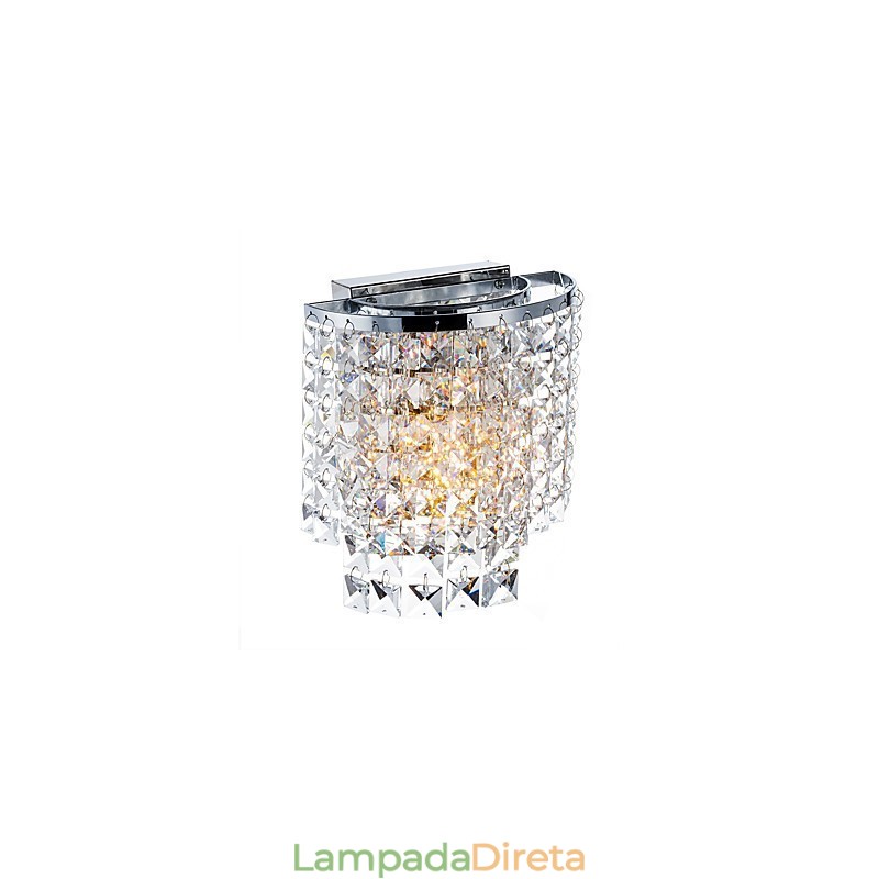 Recurso eletrogalvanizado contemporâneo moderno para arandelas de parede de cristal Downlight