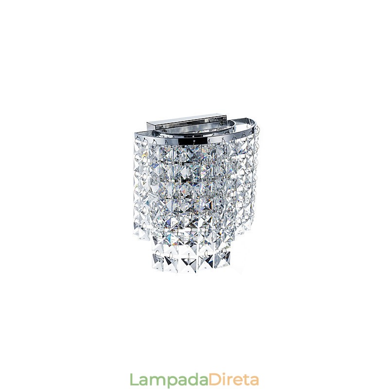 Recurso eletrogalvanizado contemporâneo moderno para arandelas de parede de cristal Downlight