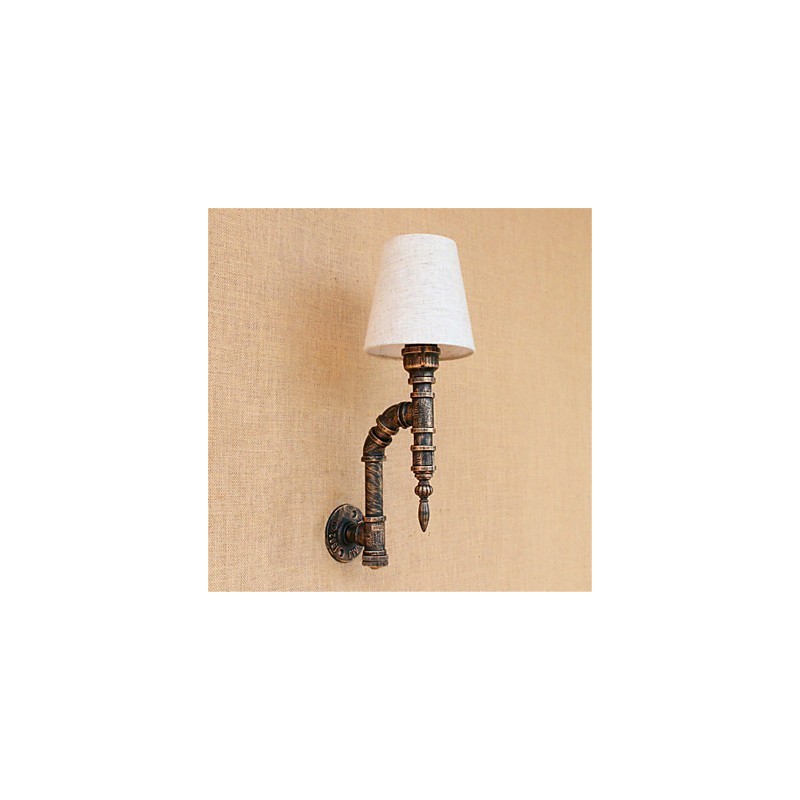 Luminária de parede rústica estilo country antique brass para iluminação ambiente