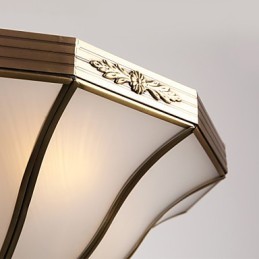 Família de luminárias de teto de cobre com design decorativo contemporâneo moderno