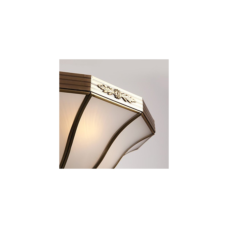 Família de luminárias de teto de cobre com design decorativo contemporâneo moderno
