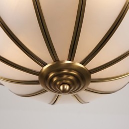 Família de luminárias de teto de cobre com design decorativo contemporâneo moderno