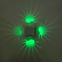 Recurso eletrogalvanizado contemporâneo moderno para arandelas de parede com luz ambiente Luz de paredeV