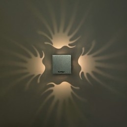 Recurso eletrogalvanizado contemporâneo moderno para arandelas de parede com luz ambiente Luz de paredeV