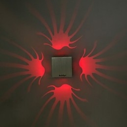 Recurso eletrogalvanizado contemporâneo moderno para arandelas de parede com luz ambiente Luz de paredeV