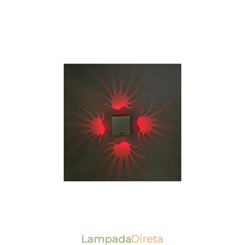 Recurso eletrogalvanizado contemporâneo moderno para arandelas de parede com luz ambiente Luz de paredeV