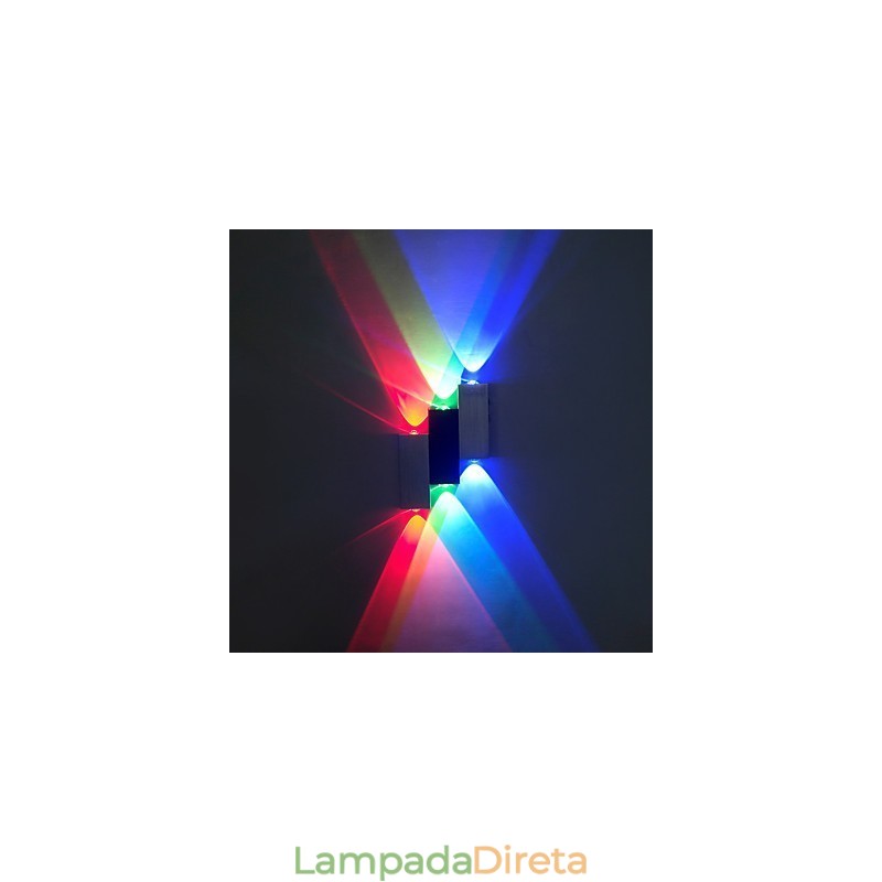 Pintura contemporânea moderna para luminárias de parede embutidas com luz ambiente estilo mini