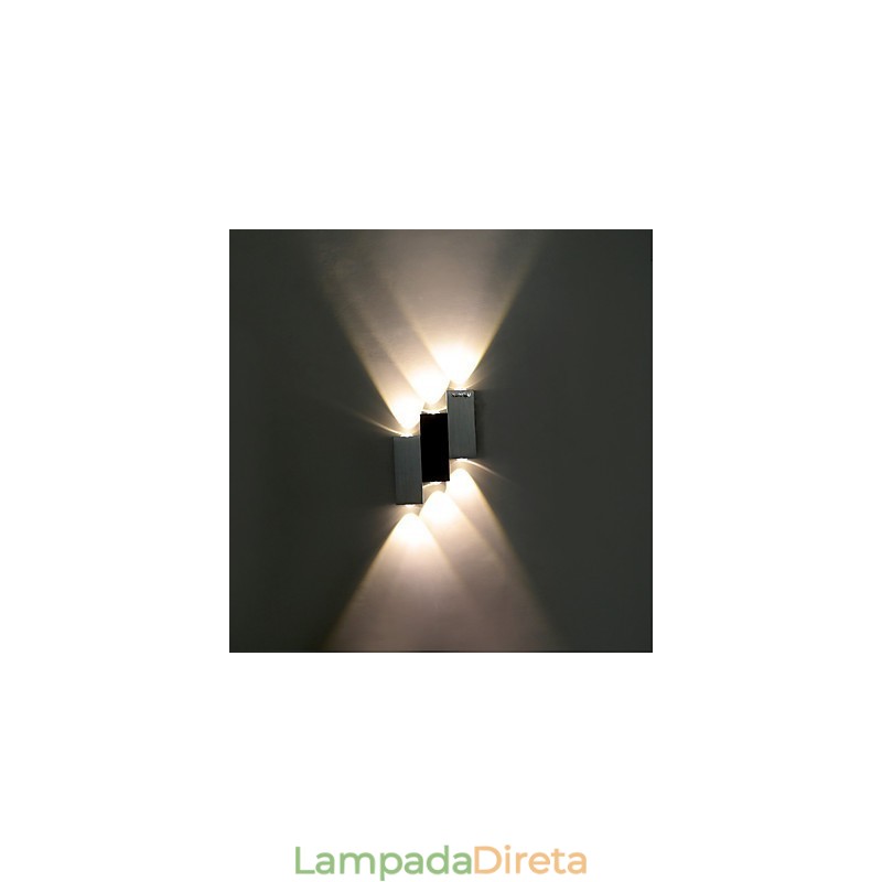 Pintura contemporânea moderna para luminárias de parede embutidas com luz ambiente estilo mini