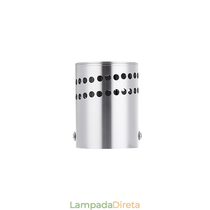 Recurso eletrogalvanizado contemporâneo moderno para luz ambiente Montagem embutida na parede V