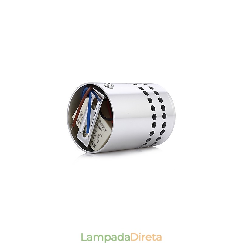 Recurso eletrogalvanizado contemporâneo moderno para luz ambiente Montagem embutida na parede V