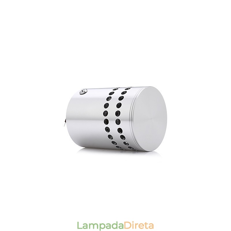 Recurso eletrogalvanizado contemporâneo moderno para luz ambiente Montagem embutida na parede V