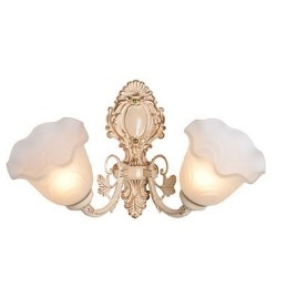 Recurso de pintura country para arandelas de parede estilo mini uplight, luminária de parede