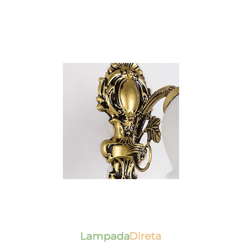 Recurso de pintura country para arandelas de parede estilo mini uplight, luminária de parede