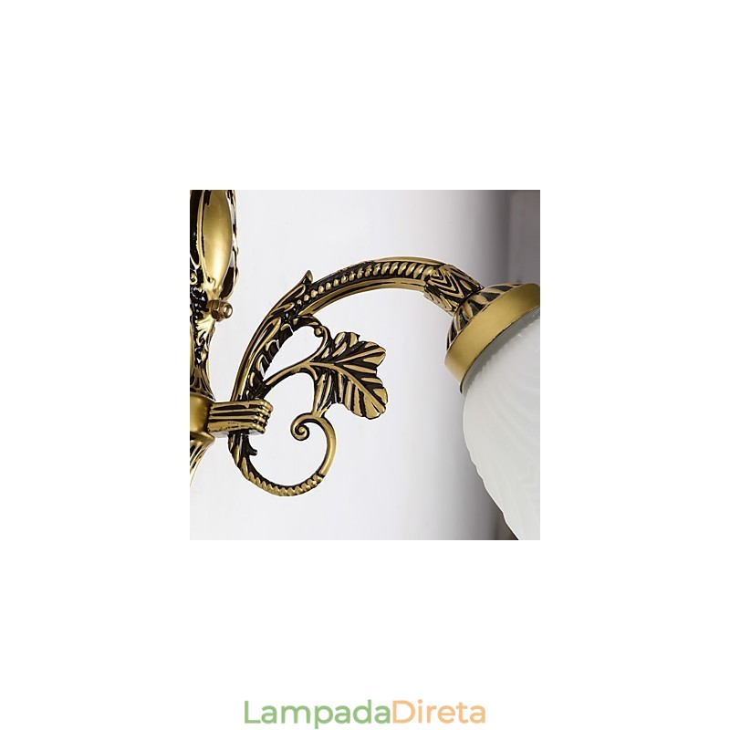 Recurso de pintura country para arandelas de parede estilo mini uplight, luminária de parede