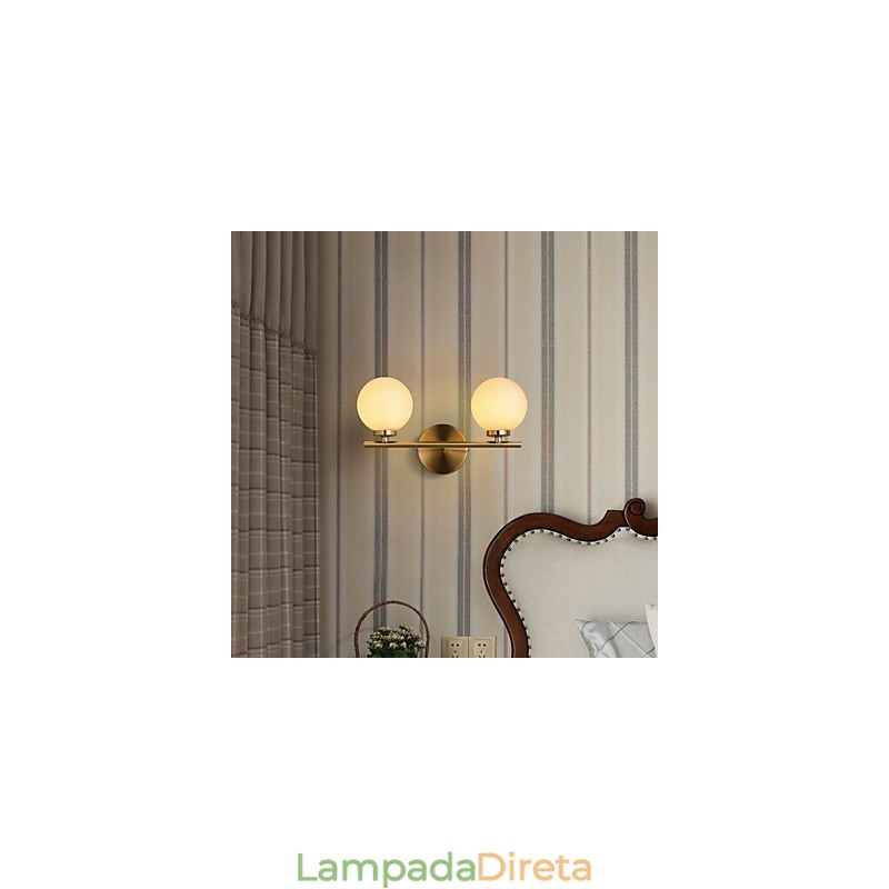 Luminária de parede moderna contemporânea bronze com recurso para estilo mini uplight arandelas de parede luz de parede