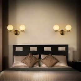Luminária de parede moderna contemporânea bronze com recurso para estilo mini uplight arandelas de parede luz de parede