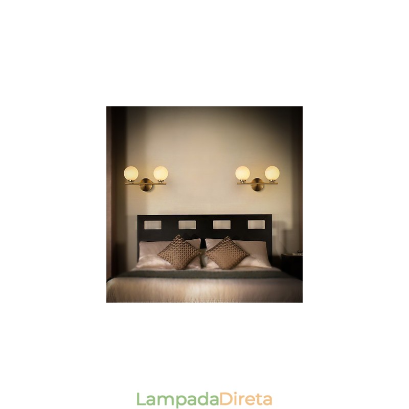 Luminária de parede moderna contemporânea bronze com recurso para estilo mini uplight arandelas de parede luz de parede