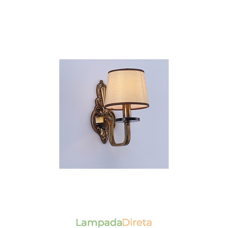 Recurso tradicional clássico galvanizado para proteção ocular Arandelas de parede Downlight Luminária de parede
