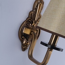 Recurso tradicional clássico galvanizado para proteção ocular Arandelas de parede Downlight Luminária de parede