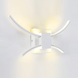Recurso integrado moderno contemporâneo anodizado para proteção ocular, arandelas de parede Uplight, luminária de parede