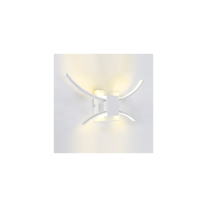 Recurso integrado moderno contemporâneo anodizado para proteção ocular, arandelas de parede Uplight, luminária de parede