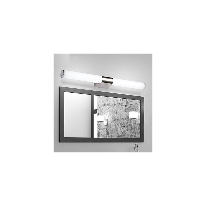 Lâmpada de espelho de alta qualidade Luzes de banheiro 85 265V Luzes de parede de aço inoxidável e acrílico Iluminação de maquiagem