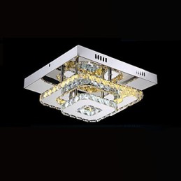 Luminárias de teto de cristal embutidas transparentes ou âmbar K9 para CE interno