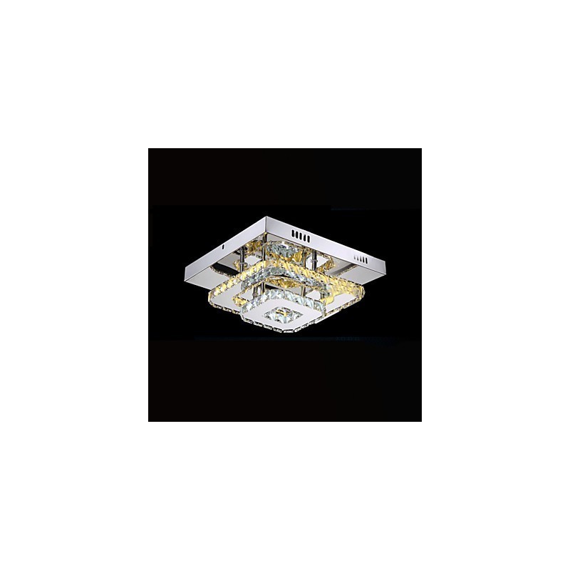 Luminárias de teto de cristal embutidas transparentes ou âmbar K9 para CE interno