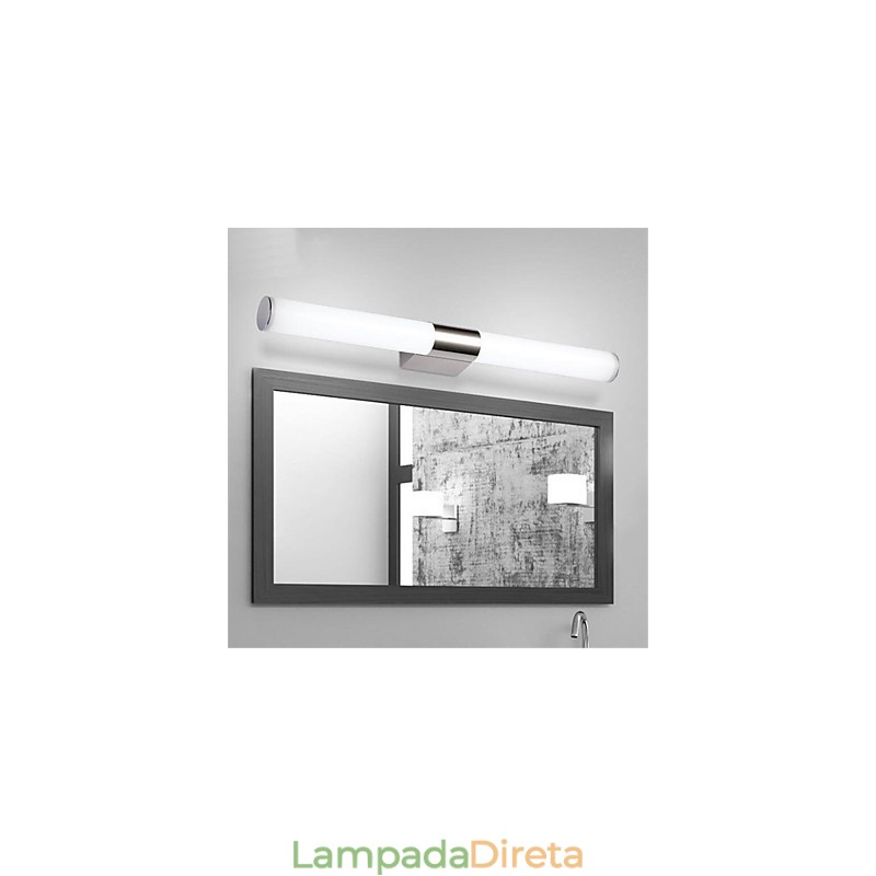 Lâmpada de espelho de alta qualidade Luzes de banheiro 85 265V Luzes de parede de aço inoxidável e acrílico Iluminação de maquiagem