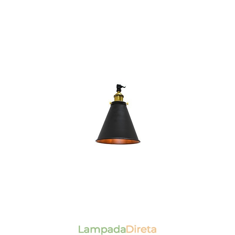 Luminária de parede de ferro Buzz Paint, luminária de parede única, abajur preto e branco, sabre de luz, na parede
