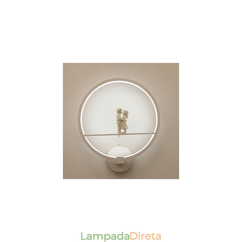 Arandelas de parede modernas e contemporâneas integradas para estilo mini, luz ambiente, luz de parede