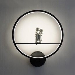 Arandelas de parede modernas e contemporâneas integradas para estilo mini, luz ambiente, luz de parede