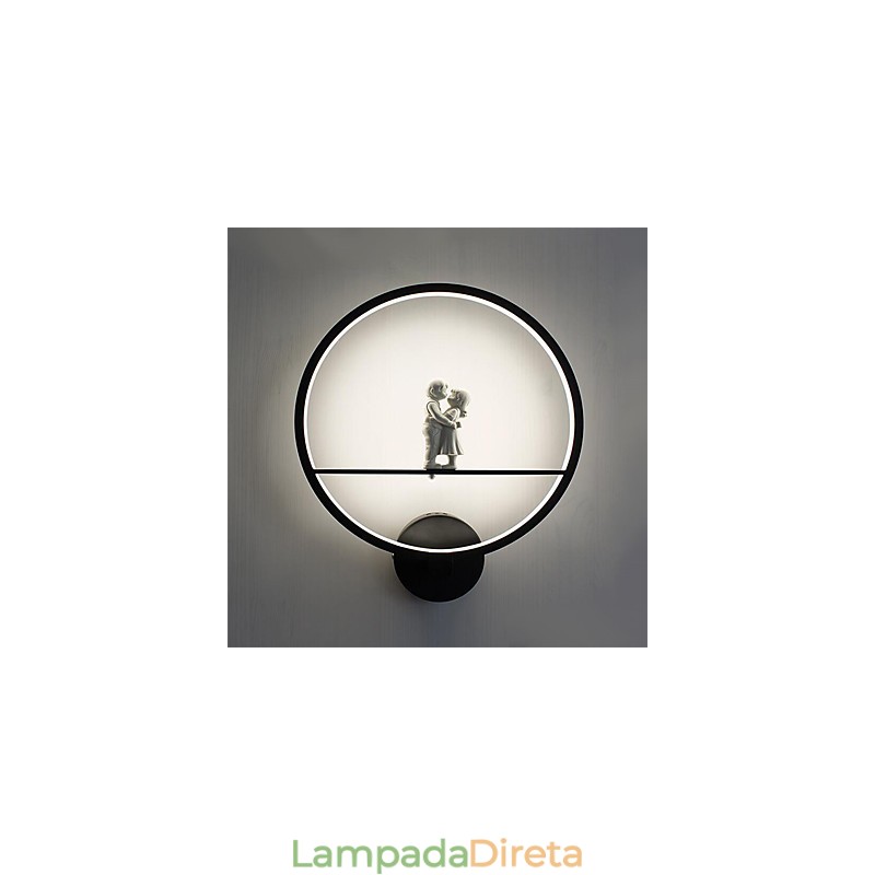 Arandelas de parede modernas e contemporâneas integradas para estilo mini, luz ambiente, luz de parede