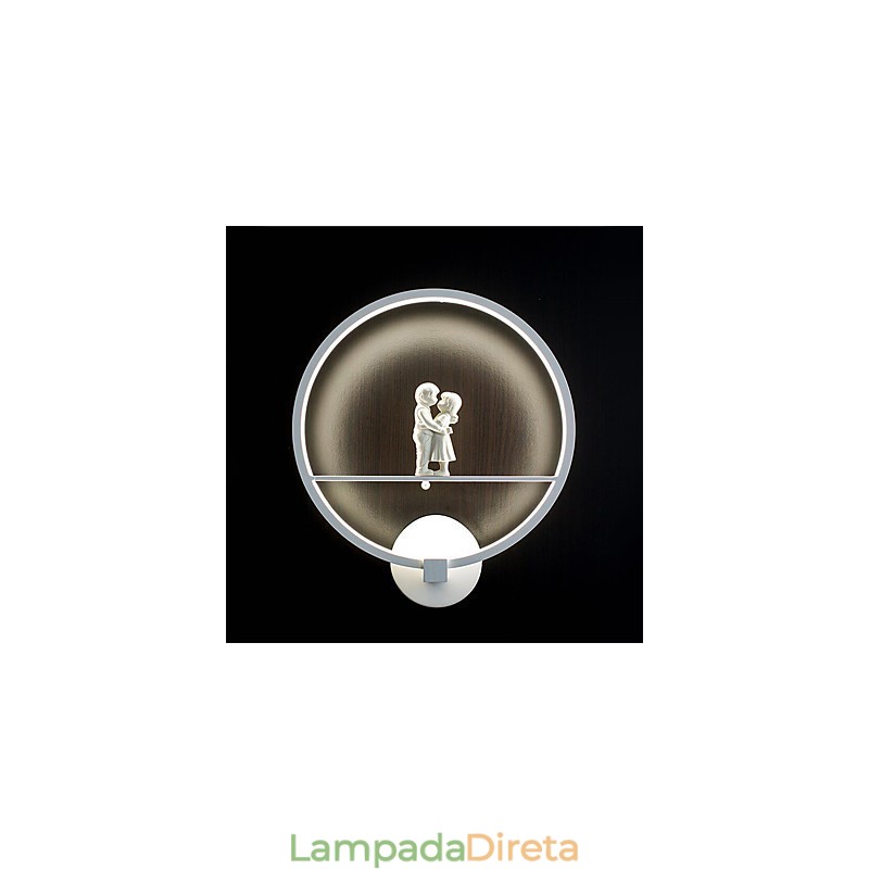 Arandelas de parede modernas e contemporâneas integradas para estilo mini, luz ambiente, luz de parede