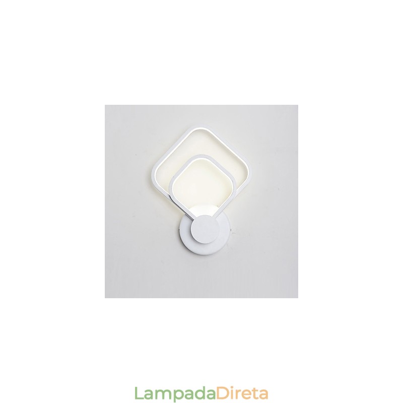 Pintura contemporânea moderna integrada para arandelas de parede com luz ambiente