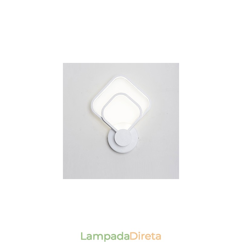 Pintura contemporânea moderna integrada para arandelas de parede com luz ambiente
