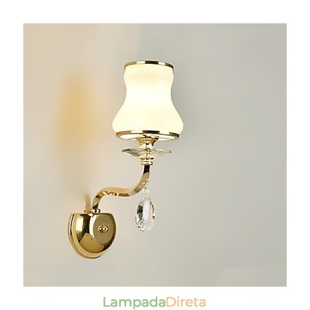 Recurso eletrogalvanizado contemporâneo moderno para arandelas de parede de luz ambiente de cristal Recurso eletrogalvanizado contemporâneo moderno para arandelas de parede de luz ambiente de cristal