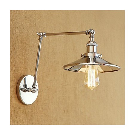 Lodge rústico Country Retro galvanizado com recurso para luz ambiente de braço oscilante estilo mini Lodge rústico Country Retro galvanizado com recurso para luz ambiente de braço oscilante estilo mini