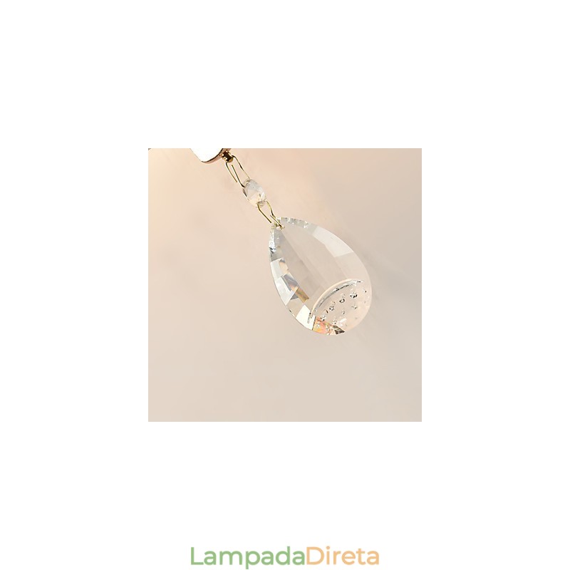 Luminária de parede moderna contemporânea galvanizada para proteção ocular, arandela de luz ambiente, luminária de parede