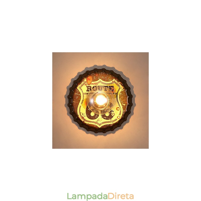 Pintura tradicional clássica rústica de chalé country para arandelas de parede de luz ambiente estilo mini