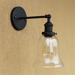 Recurso galvanizado retrô country para proteção ocular estilo mini arandelas de parede com luz ambiente