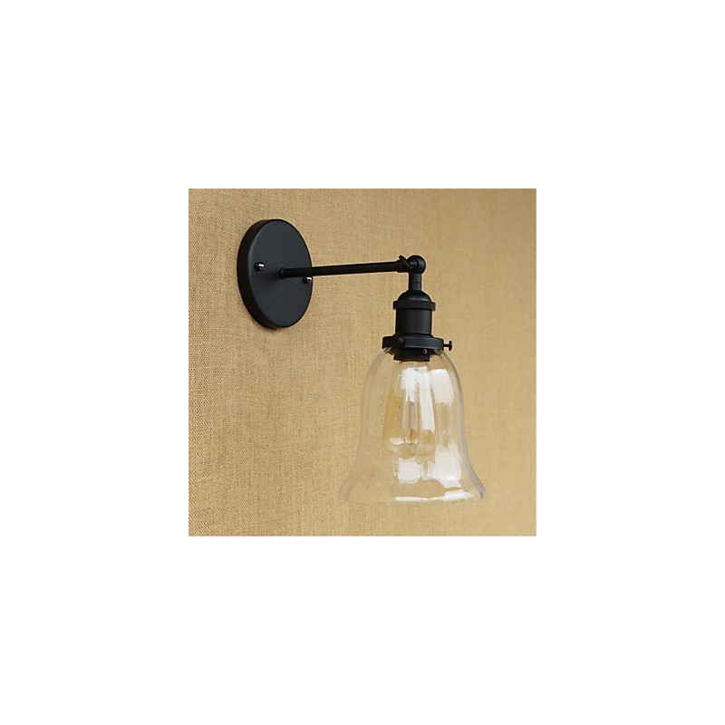 Recurso galvanizado retrô country para proteção ocular estilo mini arandelas de parede com luz ambiente
