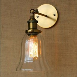 Recurso galvanizado retrô country para proteção ocular estilo mini arandelas de parede com luz ambiente