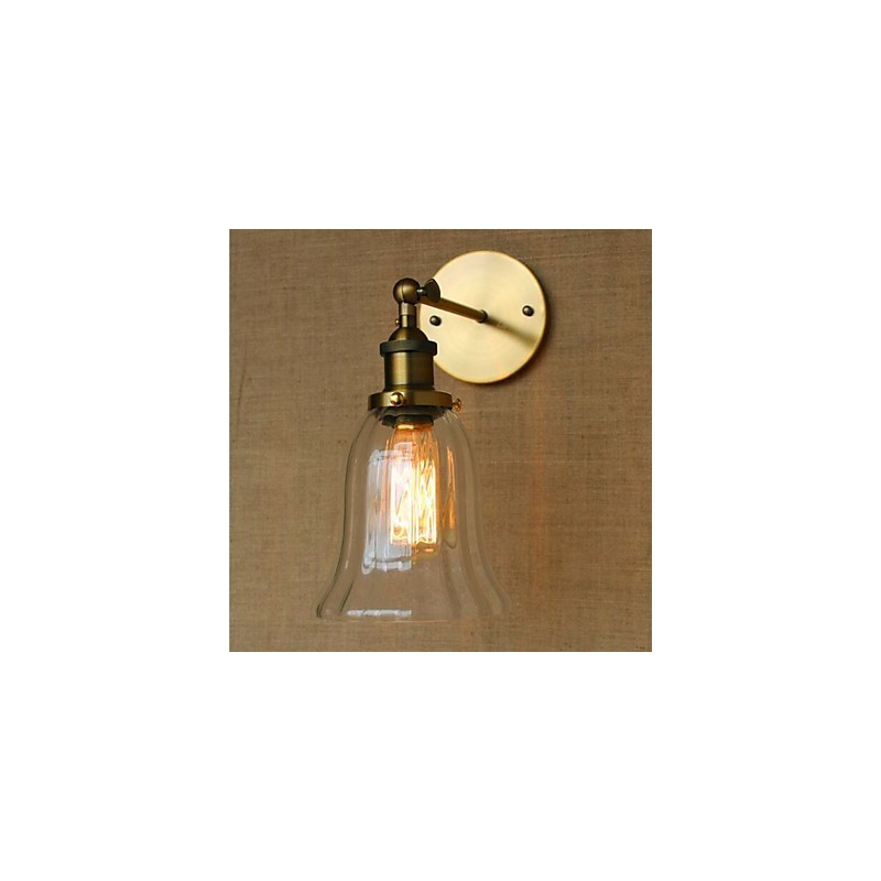 Recurso galvanizado retrô country para proteção ocular estilo mini arandelas de parede com luz ambiente