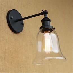 Recurso galvanizado retrô country para proteção ocular estilo mini arandelas de parede com luz ambiente