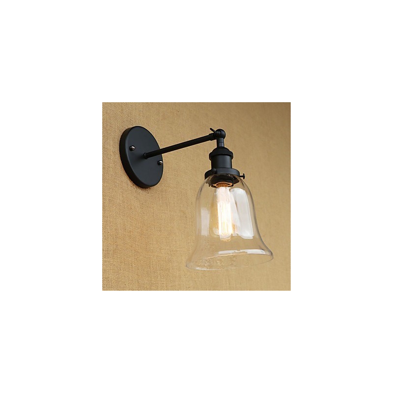 Recurso galvanizado retrô country para proteção ocular estilo mini arandelas de parede com luz ambiente