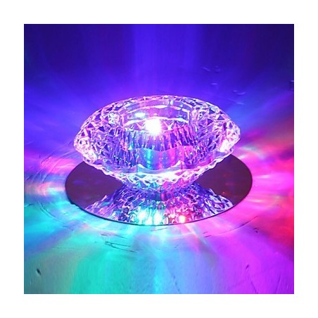 Lâmpada de teto moderna de economia de energia 3W Lâmpada de teto de cristal Lâmpada de teto para baixo Lâmpada de teto moderna de economia de energia 3W Lâmpada de teto de cristal Lâmpada de teto para baixo